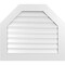 Ekena Millwork Octagonal Top Surface Mount PVC Gable Vent: Functional, w/ 3-1/2"W x 1"P Standard Frame, 32"W x 28"H GVPOT32X2801SF - alternate 1